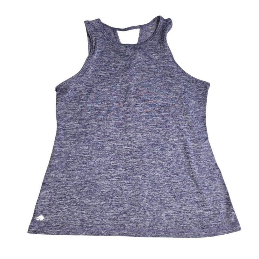 Ideology Tank Top Womens Small Purple Excellent Heathered Keyhole‎ Activewear